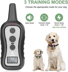 PATPET P301 1000ft Remote Dog Bark Control & Training Shock Collar, 2 count slide 2 of 8