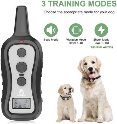Show full view: PATPET P301 1000ft Remote Dog Bark Control & Training Shock Collar, 2 count slide 2 of 10