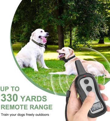 Show full view: PATPET P301 1000ft Remote Dog Bark Control & Training Shock Collar, 2 count slide 4 of 10