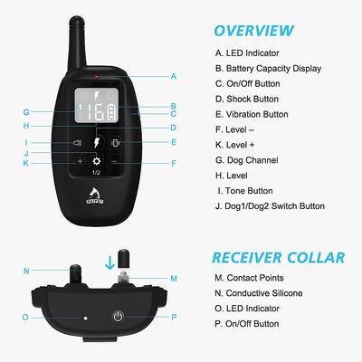 Show full view: PATPET P303 1000ft Remote Dog Training Shock Collar slide 6 of 8