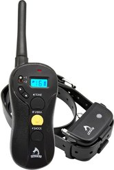 PATPET P610 600M Premium Waterproof Remote Medium & Large Dog Training Collar, Black
