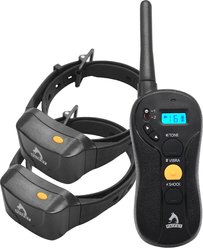 PATPET P620B 2000-foot Adult Dog Training Shock Collar with Remote, Medium/Large, 2 count
