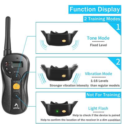 Show full view: PATPET P630 No Electric Shock 2000-ft Remote Dog Training Collar slide 3 of 9