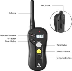 PATPET P640 Outdoor 1000M Waterproof Remote Dog Training Collar, 2 count slide 2 of 7