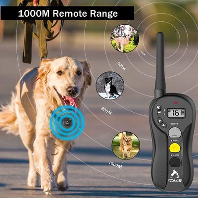 Show full view: PATPET P640 Outdoor Remote Dog Training Shock Collar, 1000M slide 5 of 11