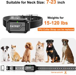 PATPET P642 2000ft Waterproof Dog Training Collar with Remote, Black slide 2 of 9