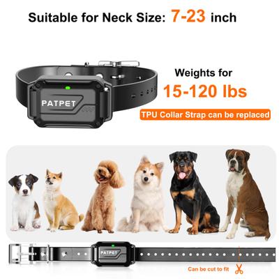Show full view: PATPET P642 2000ft Waterproof Dog Training Collar with Remote, Black slide 8 of 10