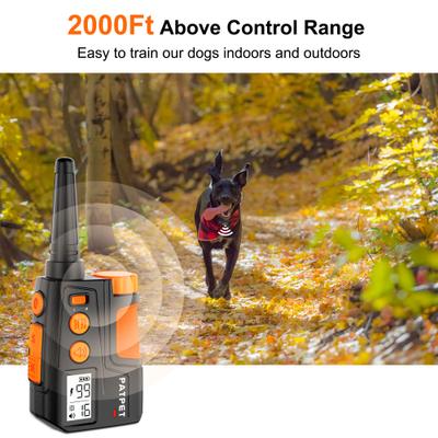 Show full view: PATPET P642 2000ft Waterproof Dog Training Collar with Remote, Black slide 3 of 10