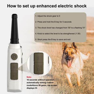 Show full view: PATPET P642 2000ft Waterproof Dog Training Collar with Remote, Khaki slide 3 of 10