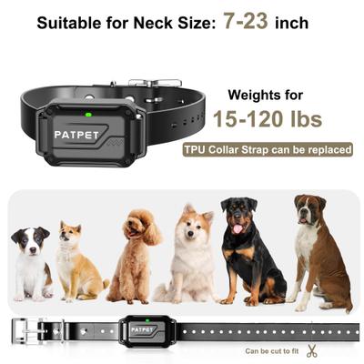 Show full view: PATPET P642 2000ft Waterproof Dog Training Collar with Remote, Khaki slide 8 of 10