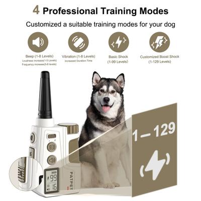 Show full view: PATPET P642 2000ft Waterproof Dog Training Collar with Remote, Khaki slide 2 of 10