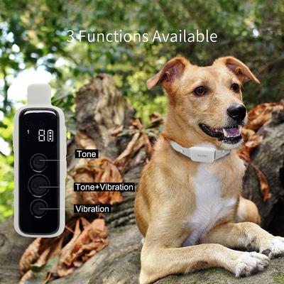 Show full view: PATPET P651A Vibration & Beep Remote Dog Training Collar & NFC ID Tag, Grey slide 3 of 9