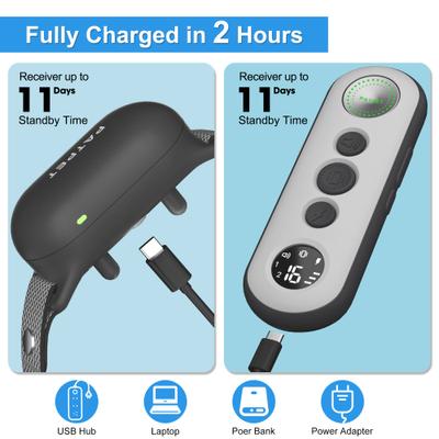 Show full view: PATPET P680 Lightweight Remote Dog Training Collar slide 8 of 12