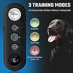 PATPET P680 Lightweight Remote Dog Training Collar, Black, 1 count slide 2 of 8