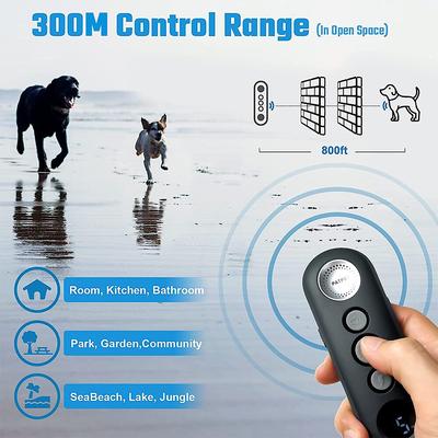 Show full view: PATPET P680 Lightweight Remote Dog Training Collar, Black, 1 count slide 7 of 10