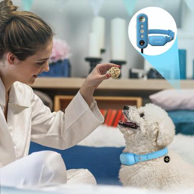 Show full view: PATPET P680 NFC Pet ID Tag Bark & Remote Dog Training Electric Collar, Blue slide 6 of 10