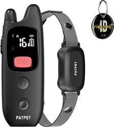 PATPET P682 Lightweight 1000-ft Remote Dog Training Collar, Black, Small