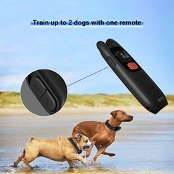 PATPET P682 Lightweight 1000-ft Remote Dog Training Collar, Black, Small slide 2 of 7