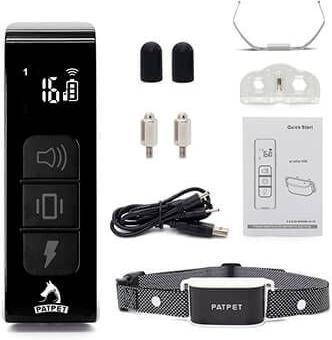 Show full view: PATPET P690 300M Remote Dog Training Collar, Black slide 6 of 6