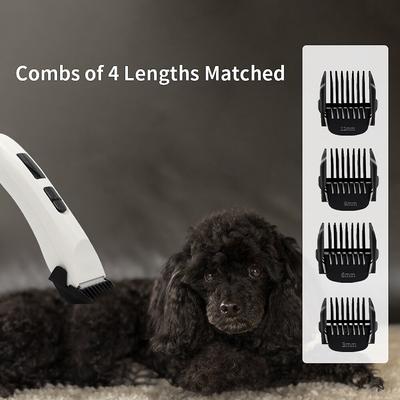 Show full view: PATPET P710 Hairy Dog & Cat Grooming Clipper, White slide 8 of 11