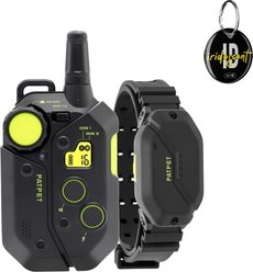 PATPET P910 Military Professional 3000-ft Remote Vibrating Dog Training Collar, Black