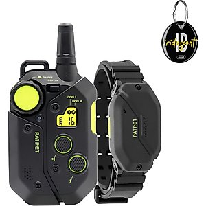 PATPET P910 Military Professional 3000-ft Remote Vibrating Dog Training Collar, Black