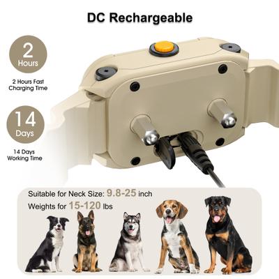 Show full view: PATPET P930 APP Bluetooth & Rechargeable Remote Training Dog Collar, Desert Grey slide 8 of 11