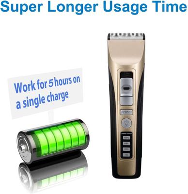 Show full view: PATPET P930 Rechargeable Five-Level Speed Regulation Seat Pet Hair Grooming Clippers, Gold slide 6 of 9