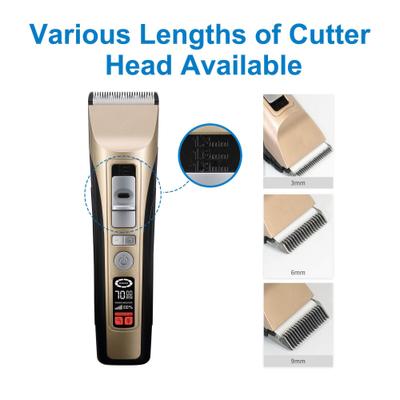 Show full view: PATPET P950 Rechargeable Five-Level Speed Regulation Seat Pet Hair Grooming Clippers, Gold slide 2 of 9