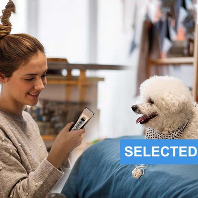 Show full view: PATPET P950 Rechargeable Five-Level Speed Regulation Seat Pet Hair Grooming Clippers, Gold slide 7 of 9