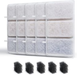 PATPET Pet Water Fountain & Cat Water Dispenser WF01 Replacement Filters, 5 count slide 1 of 5