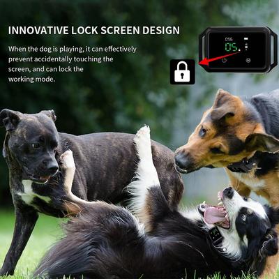 Show full view: PATPET Premium Waterproof Visualized Automatic Bark Training Collar slide 7 of 11