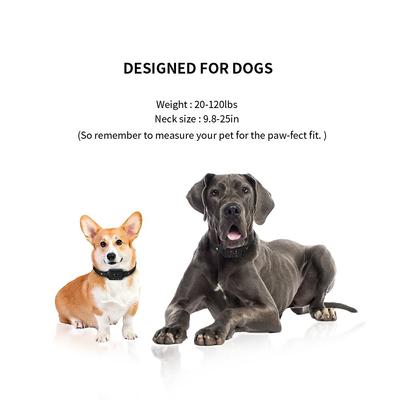 Show full view: PATPET Premium Waterproof Visualized Automatic Bark Training Collar slide 9 of 11