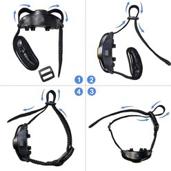 PATPET Reflective Standard Collar Strap, Fluorescent Green & Black, 2 count slide 2 of 2