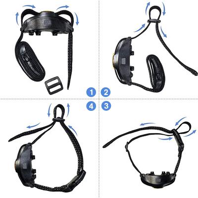 Show full view: PATPET Reflective Standard Collar Strap, Fluorescent Green & Black, 2 count slide 2 of 2