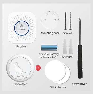 Show full view: PATPET Smart Doorbell with Wireless & Electric Potty Training Cat & Dog Doorbell slide 7 of 8