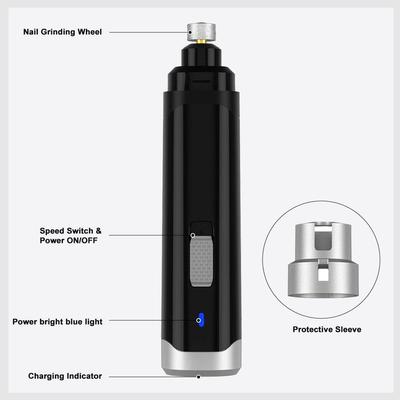 Show full view: PATPET Steel Grit Dog & Cat Nail Grinder, Black slide 4 of 7