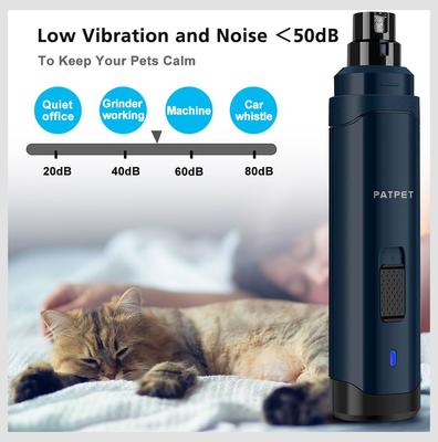 Show full view: PATPET Steel Grit Dog & Cat Nail Grinder, Navy slide 6 of 8