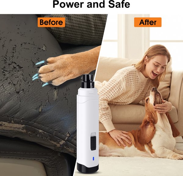 PATPET Steel Grit Dog & Cat Nail Grinder
