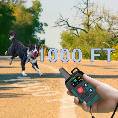 Show full view: PATPET T510 1000-ft Citronella Spray IPX6 Waterproof No Shock with Beep & Vibration Dog Training Collar slide 2 of 6