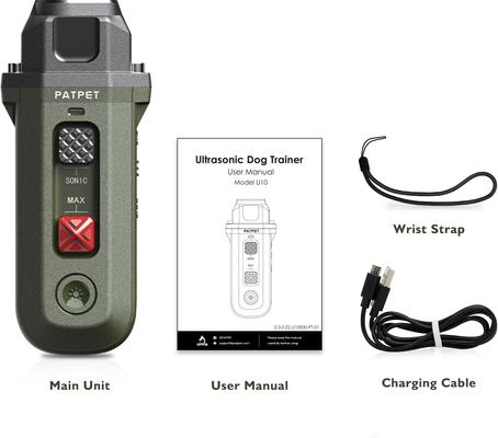 Show full view: PATPET U10 Handheld Ultrasonic Bark Control Dog Repellent, Small slide 8 of 9