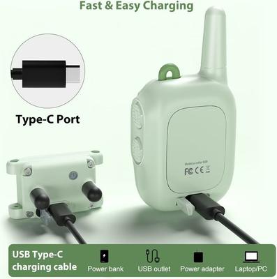 Show full view: PATPET Ultra Compact Dog Training Collar with Remote, IPX7 Waterproof & Rechargeable, Green slide 5 of 10