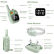 Show in main carousel: PATPET Ultra Compact Dog Training Collar with Remote, IPX7 Waterproof & Rechargeable, Green slide 8 of 10