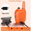 Show in main carousel: PATPET Ultra Compact Dog Training Collar with Remote, IPX7 Waterproof & Rechargeable, Small, Orange slide 5 of 10