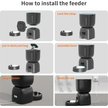 Show in main carousel: PATPET Visual Triple Seal with 10S Voice Record Automatic Dog & Cat Feeder, 3-L slide 6 of 8