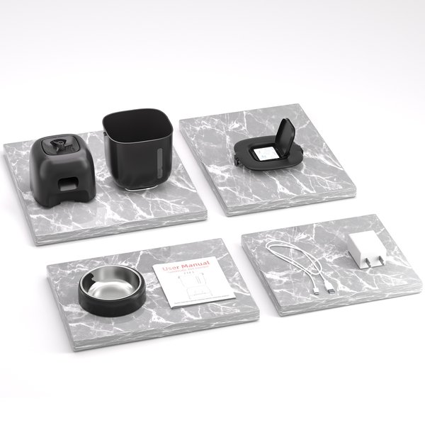 Show full view: PATPET Visual Triple Seal with 10S Voice Record Automatic Dog & Cat Feeder, 3-L slide 7 of 8