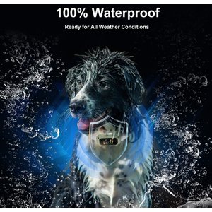 PATPET Waterproof Smart Anti-Bark Dog Collar, Green