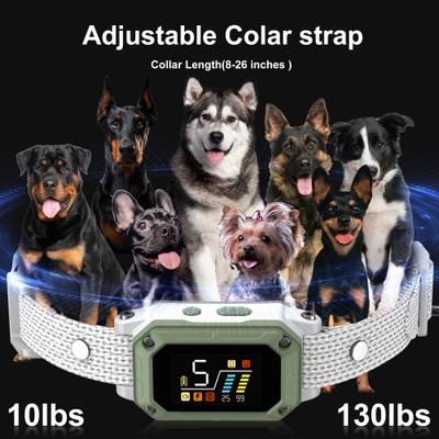 Show full view: PATPET Waterproof Smart Anti-Bark Dog Collar, Green slide 7 of 9