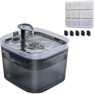 PATPET WF01 Ultra Quiet Dog & Cat Waterer, Grey