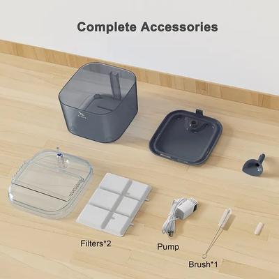 Show full view: PATPET WF01 Ultra Quiet Dog & Cat Waterer, Grey slide 7 of 8